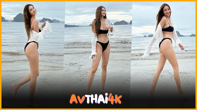 กระแต ศุภักษร อวดหุ่นแซ่บทริปกระบี่ นุ่งบิกินี่ตัวจิ๋ว ริมหาดเกาะห้อง !
